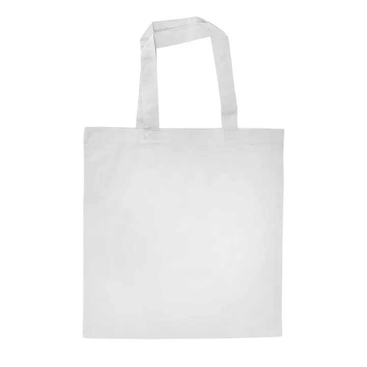 6 oz 100% cotton white cotton tote