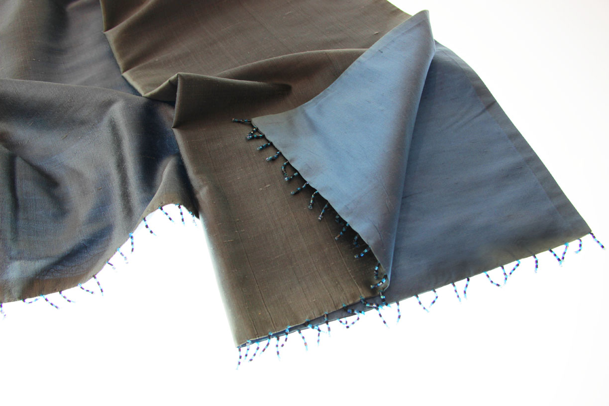 Custom beaded scarf
