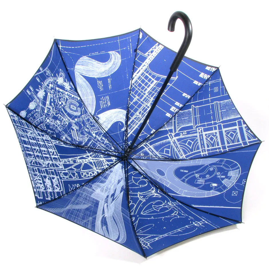 Interior Print Silkscreen Umbrellas