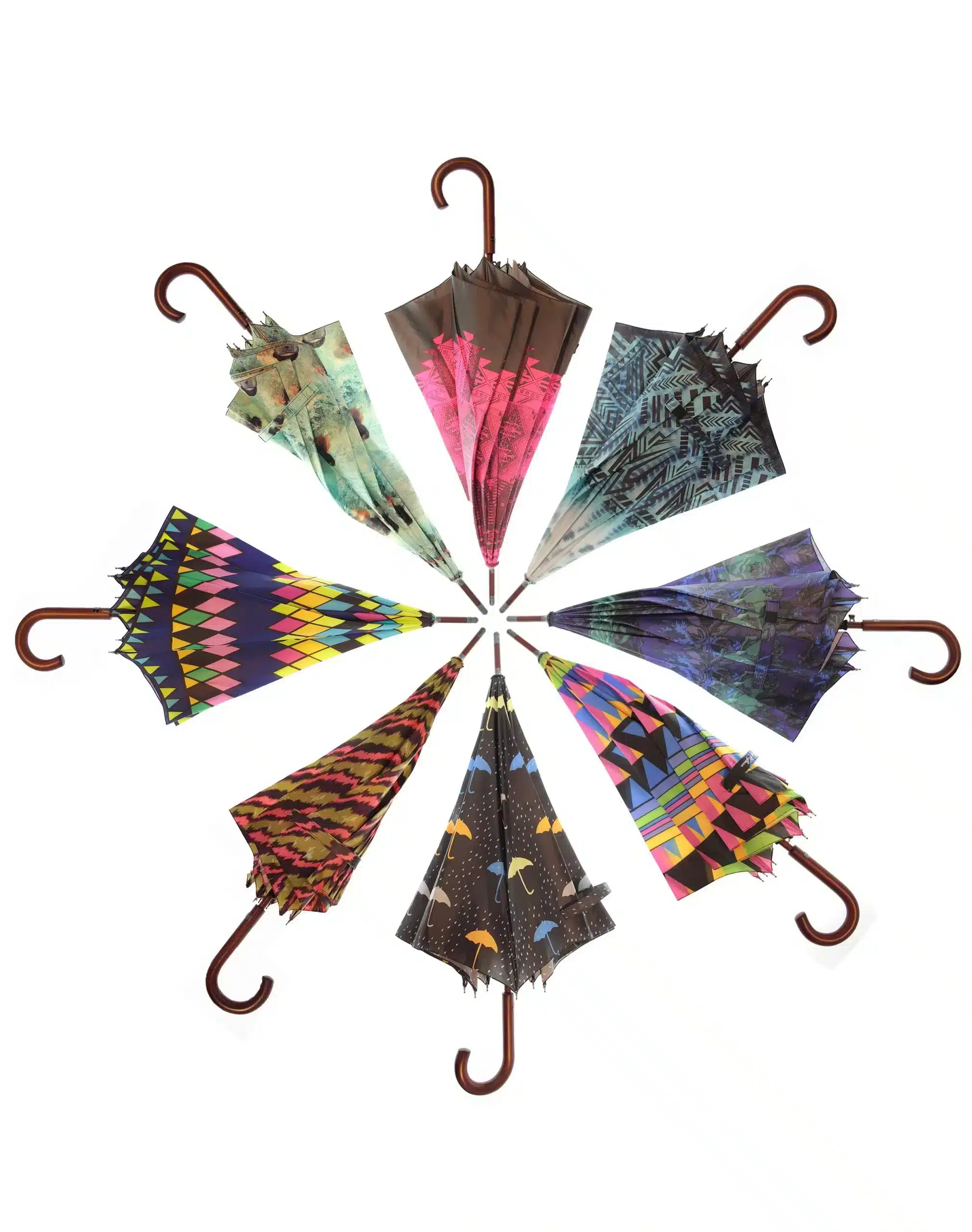 Allover Print Designer Umbrellas