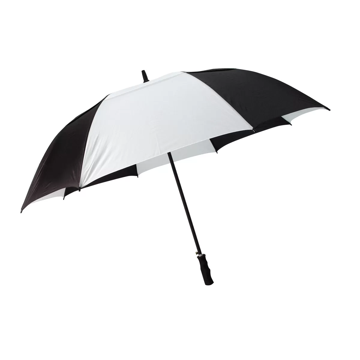 blk-white golf umbrella