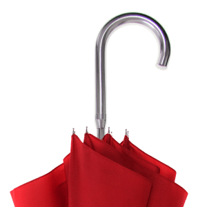 Aluminum Handle red umbrellas