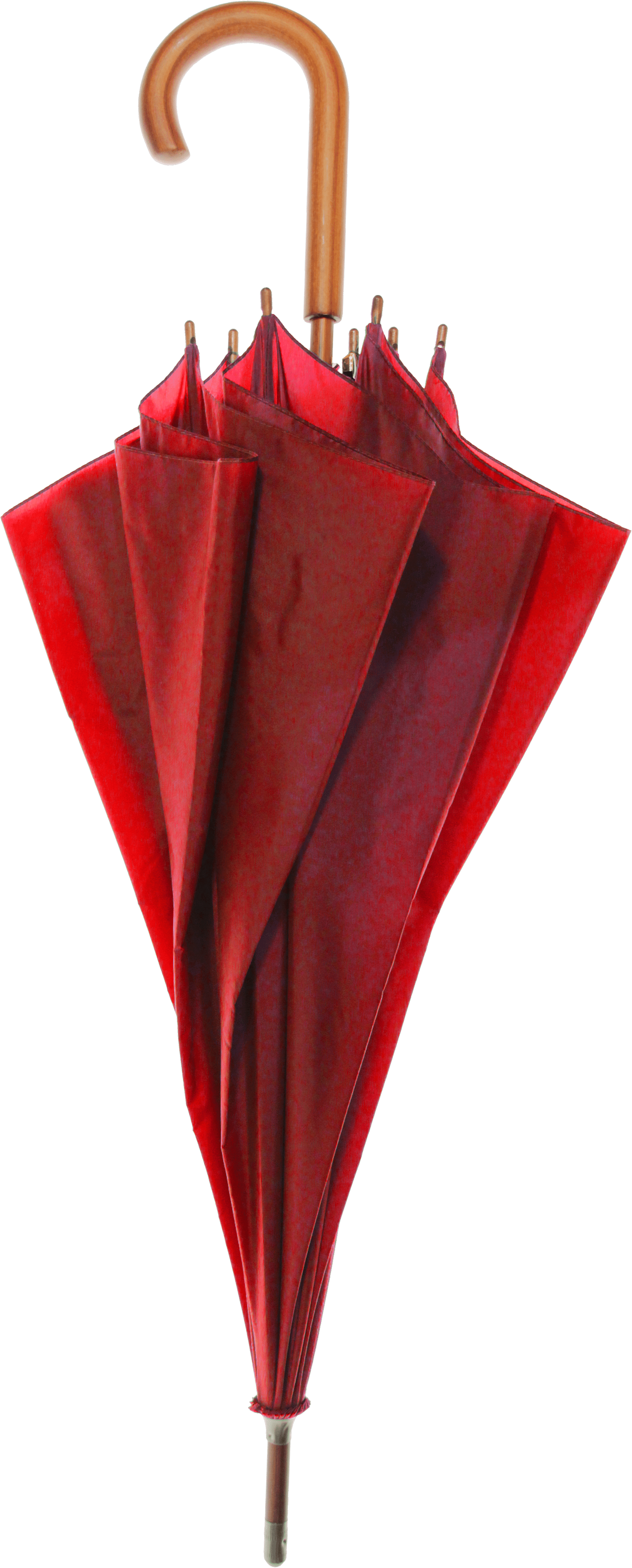 Red Logo Umbrella - Wood Frame