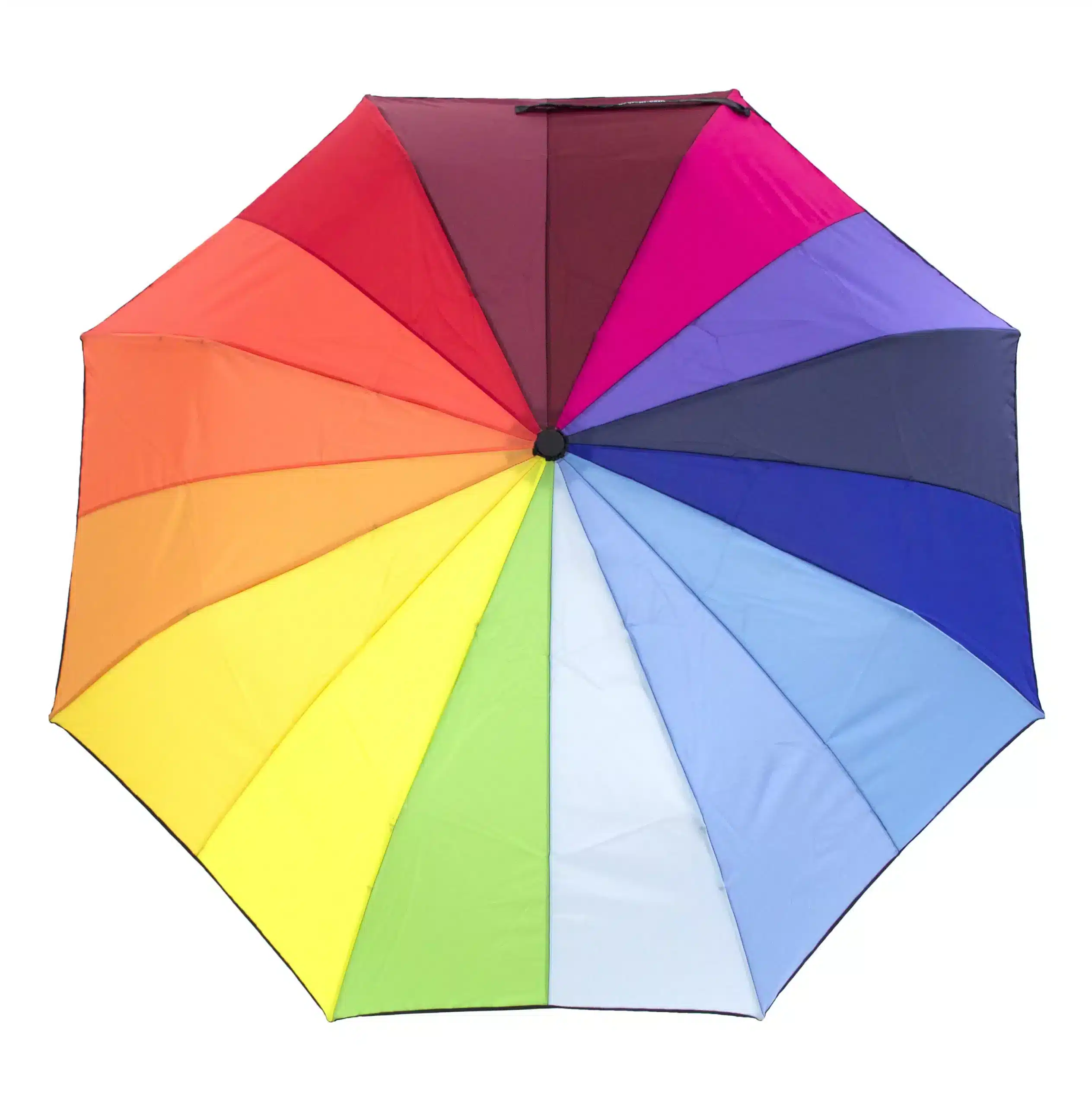 Rainbow color fabrics umbrellas