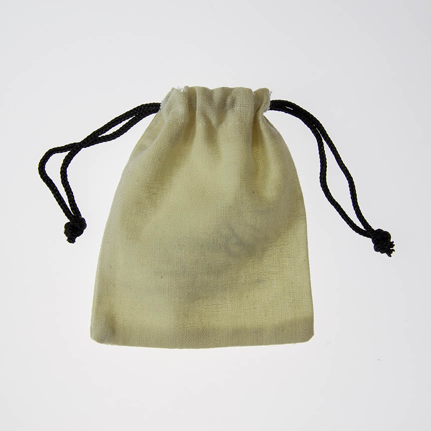 cotton draw string pouch
