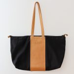 Leather Handle MoMA tote
