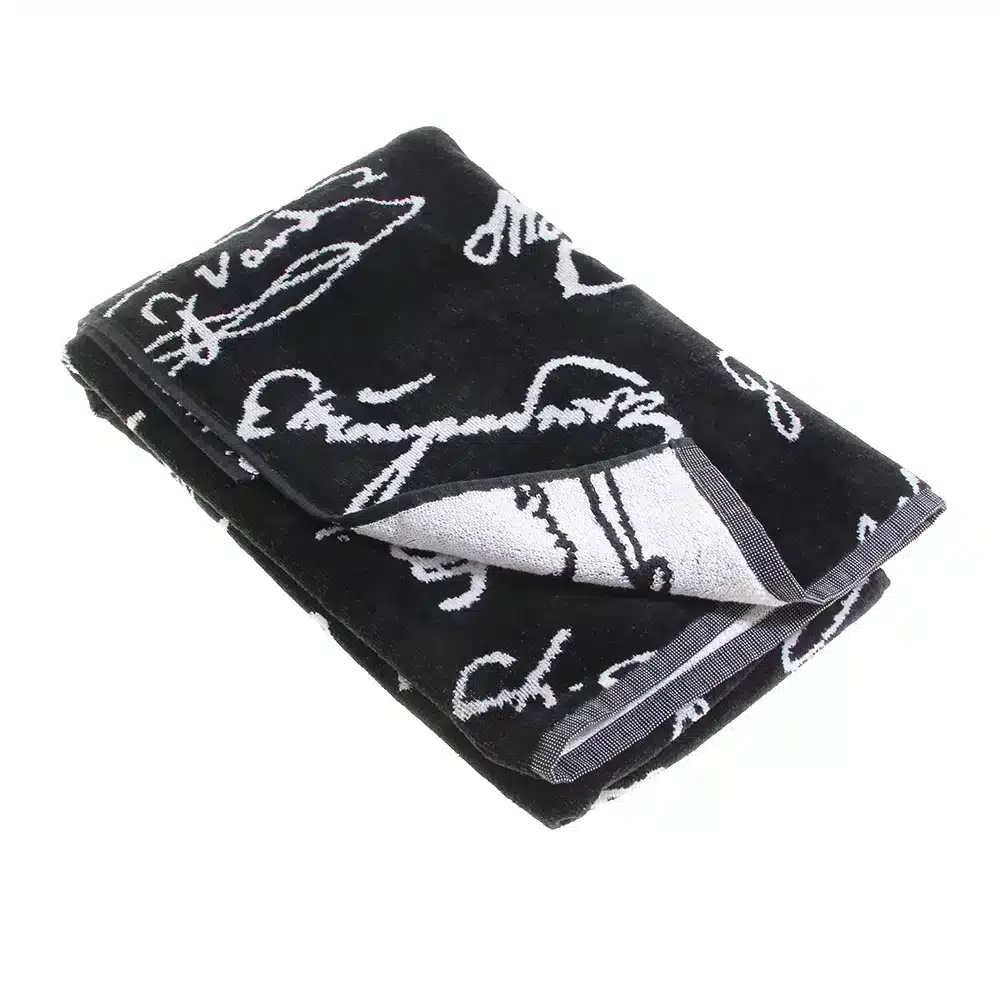 custom woven towels