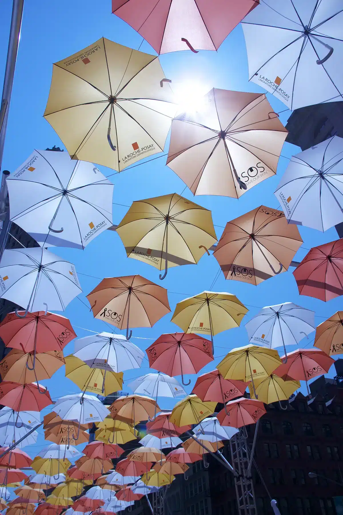 LaRoche Posay Umbrella Display