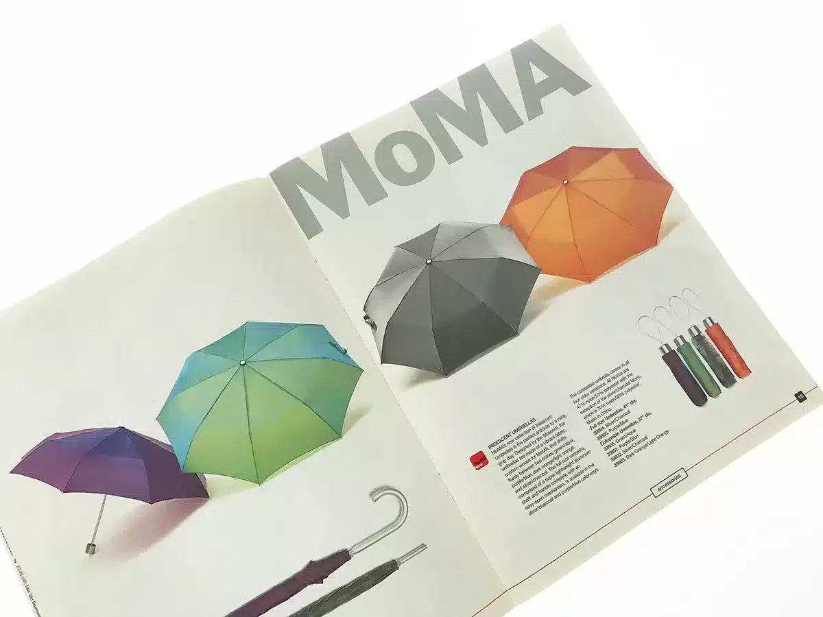 Custom Woven Fabric Umbrellas in MoMA Catalog