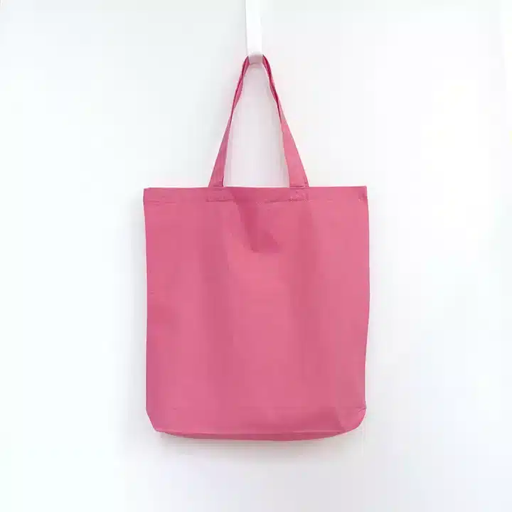 6oz Cotton Tote with Gusset - Pink