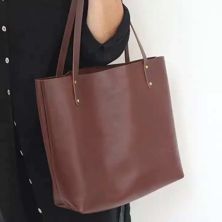 All Leather Custom Tote