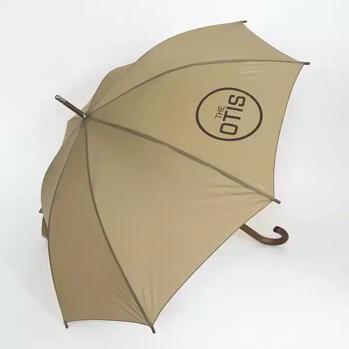 Classic Wood Frame Umbrella - Khaki