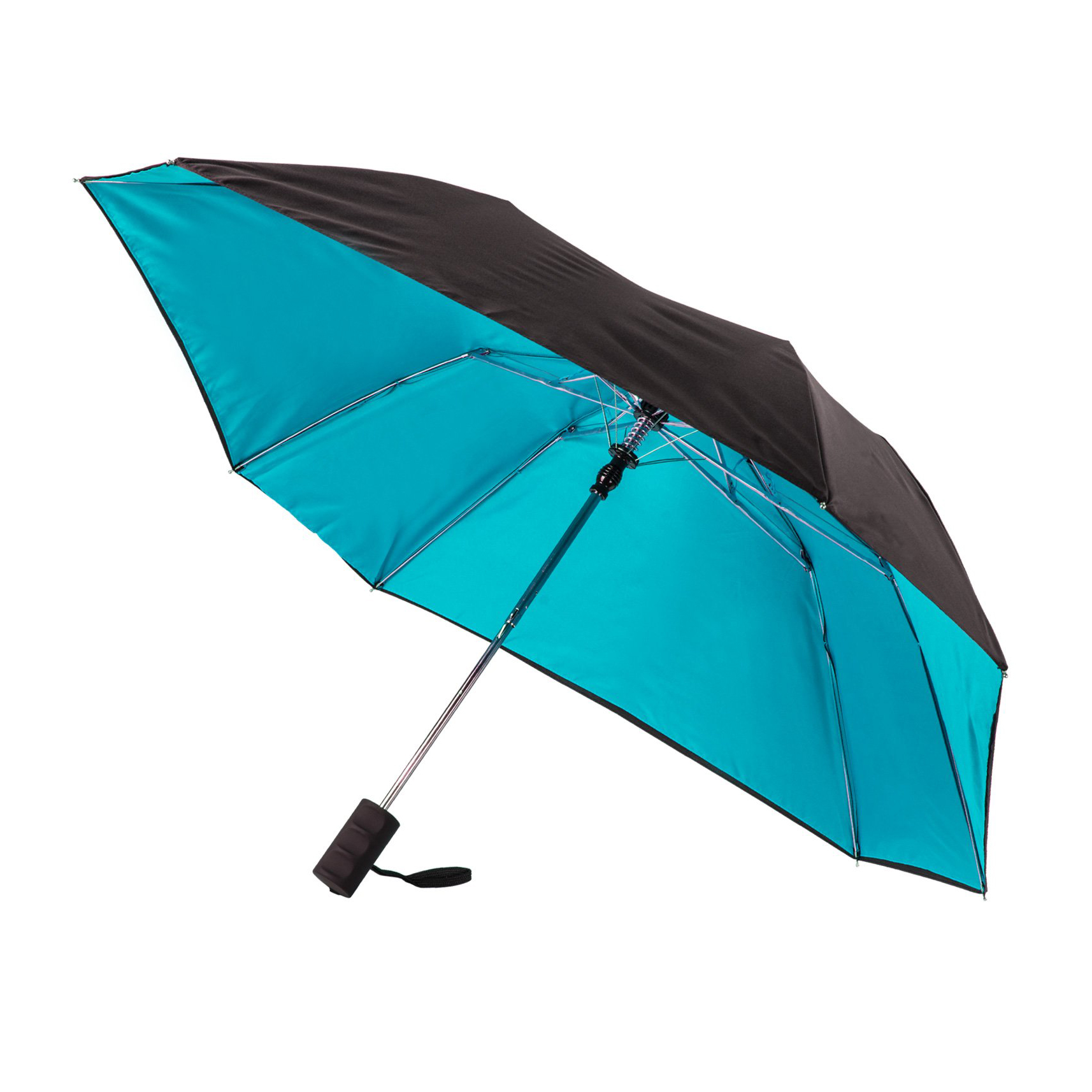 Cyan Interior Layer Umbrella