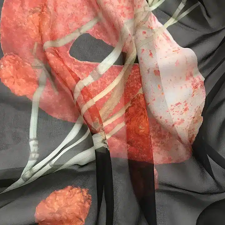 Custom Printed Digitally Printed Georgette Scarves