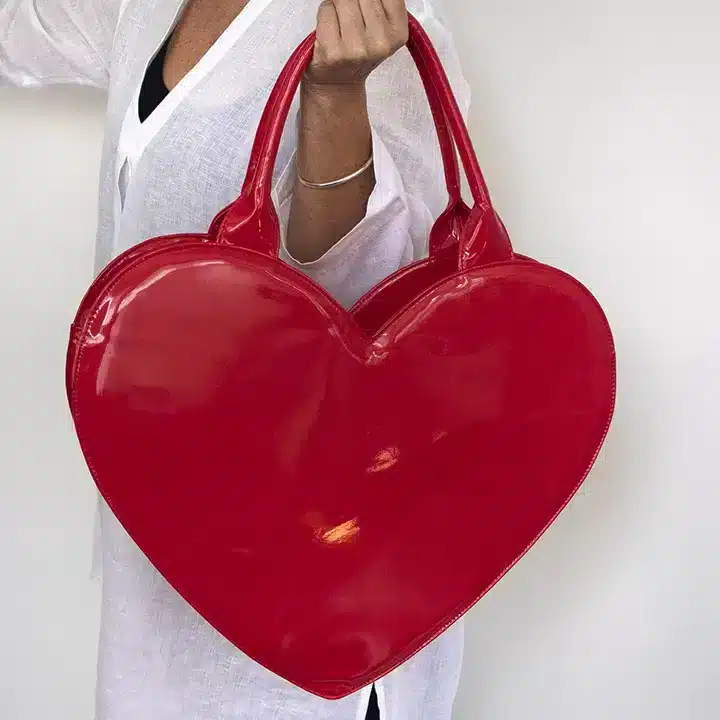 Custom Heart Shaped Bag Custom Heart Shaped Bag