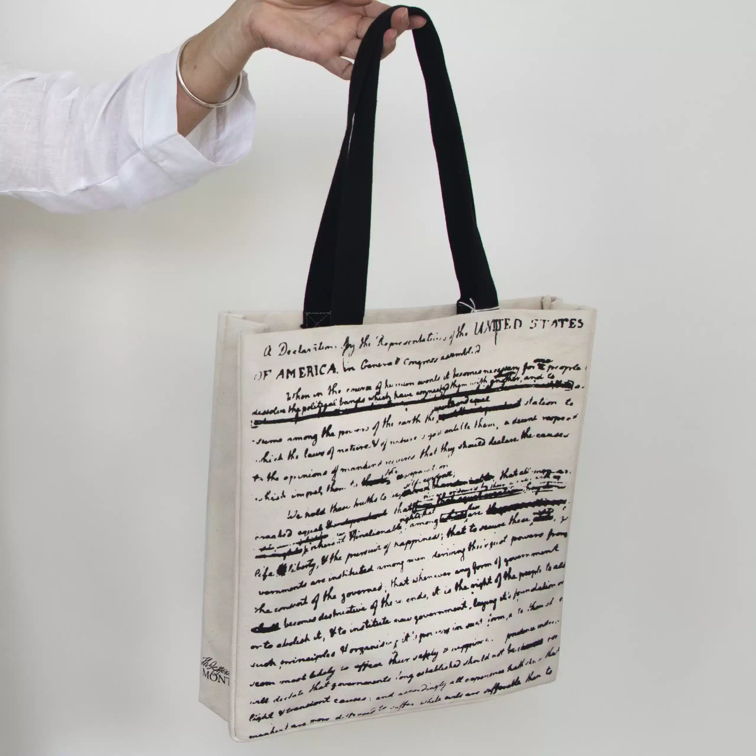 All over print canvas tote