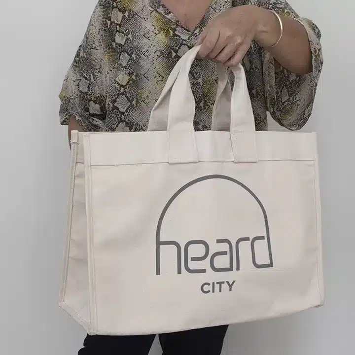 Heavy Canvas Square Bag