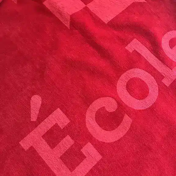 100% Cotton Beach Towel with Logo Print