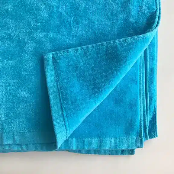 100% Cotton Beach Towels Cyan