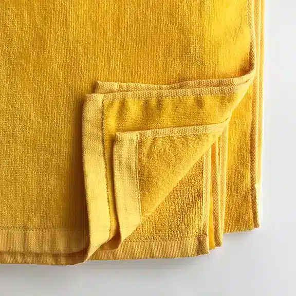 100% Cotton Beach Towels Yellow