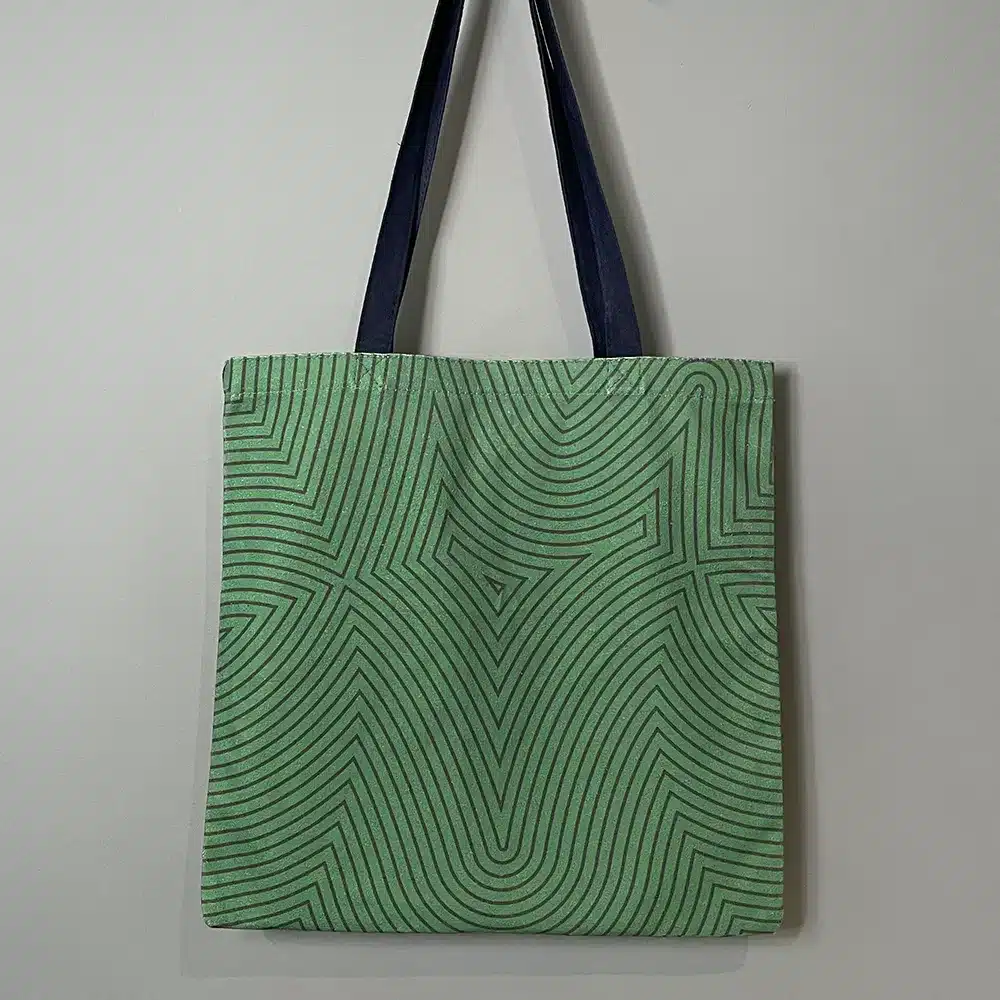 Digital Canvas Tote Bags - flat
