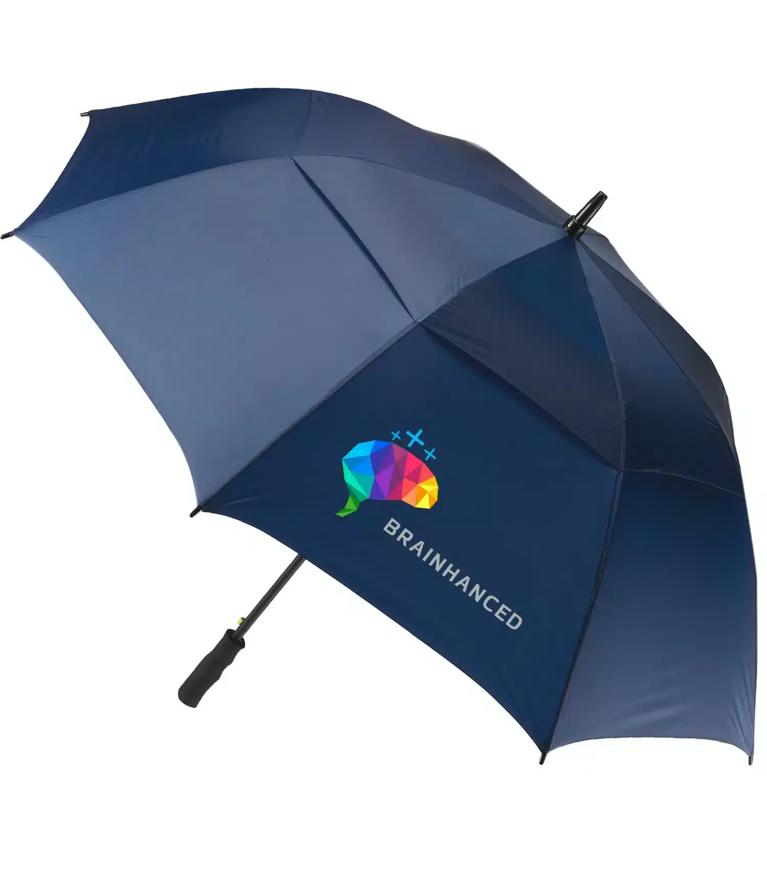 58 inchGolf Umbrella 2457sov-navy-2 Printed Golf Umbrella - Navy