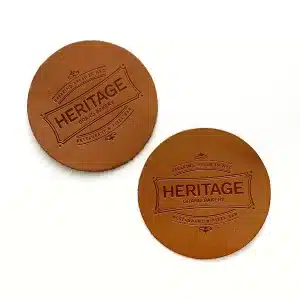 leather coasters
