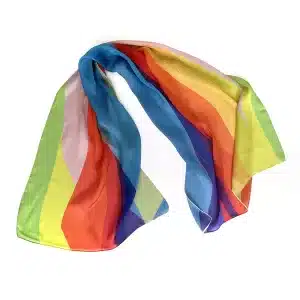 Made in the USA poly satin shawl