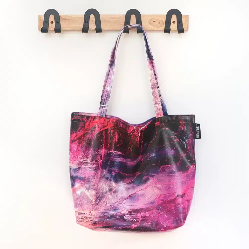 Vegan Leather Tote Large Vegan Leather Tote Large Printed All Over