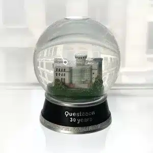 Custom 3 inch size glass snow globe