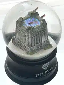 Snow Globe with Plaza Building Inside