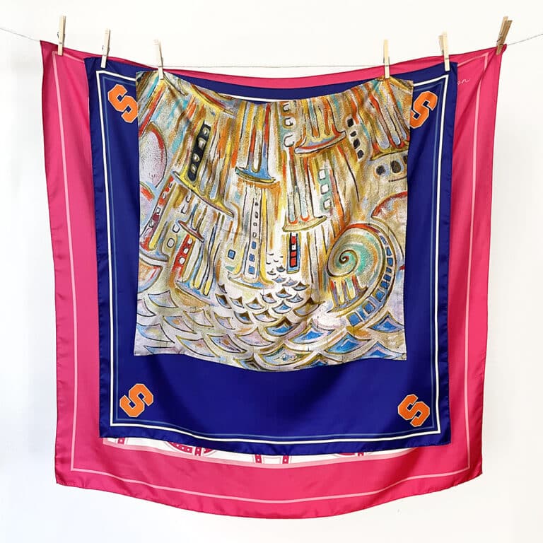 Custom Silk Scarves made to order by Gouda, Inc.