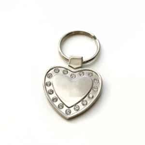 Heart Shape Key Chain Rhinestone