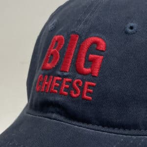 Front of Cap Embroidery