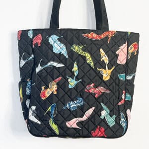 Quilted Andy Warhol Print Tote