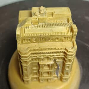 Clay Snow Globe Sculpture