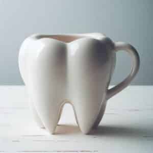Custom Molded Tooth Shape Mug
