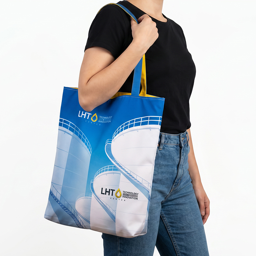 Full Color Tote With Custom Lining