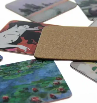 Custom Cork Backed Coasters