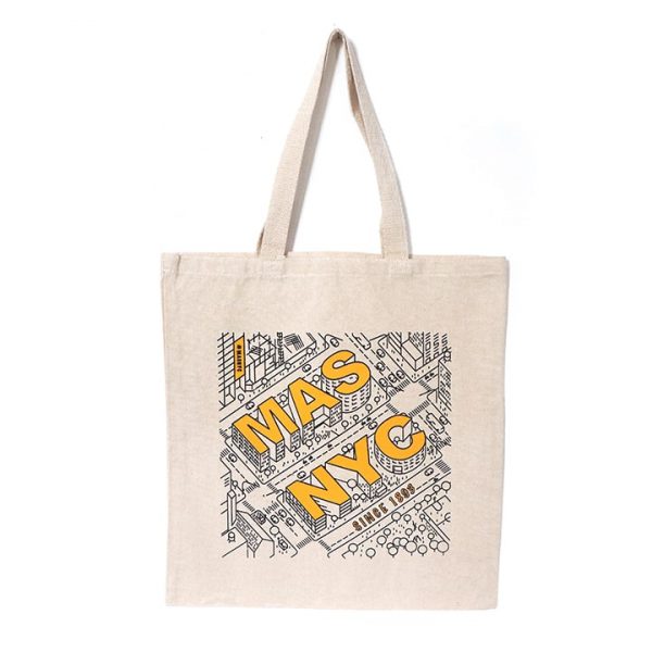 Silkscreen on stocked tote