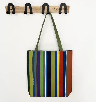 Poly Canvas Tote with Lining