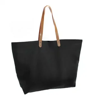 Leather Handle Tote